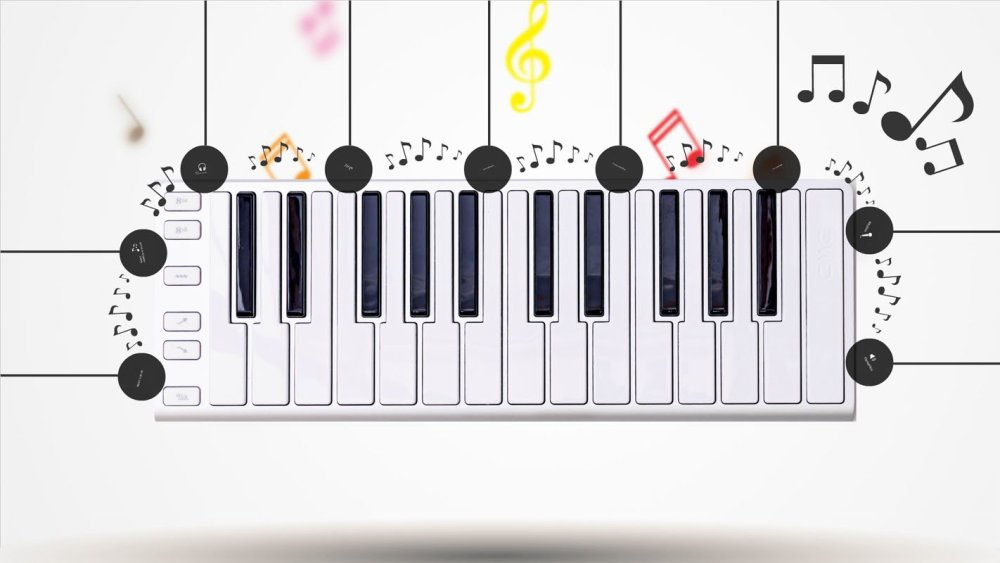 Клавиши фортепиано рисунок для детей