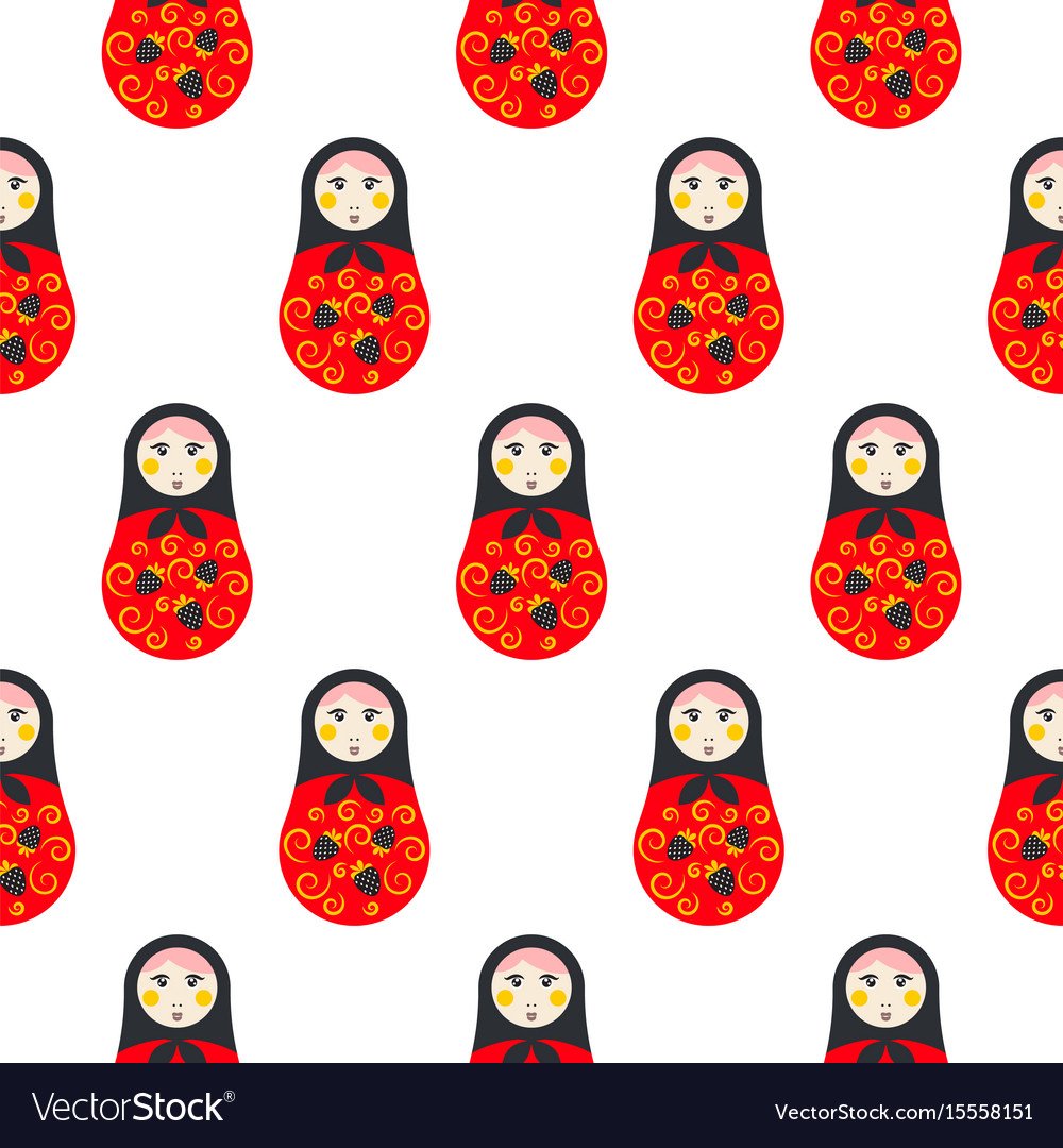 Фон матрешки