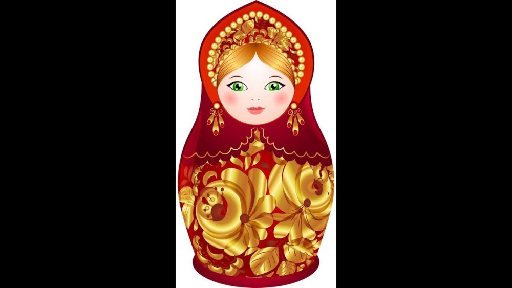 Фон матрешки