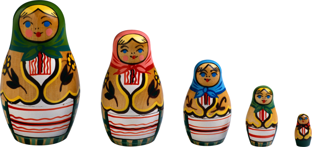 Красивые русские матрешки