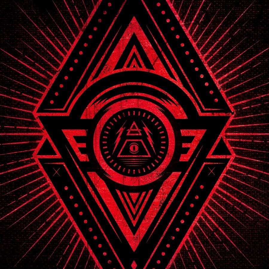 Масонская пирамида с глазом вектор