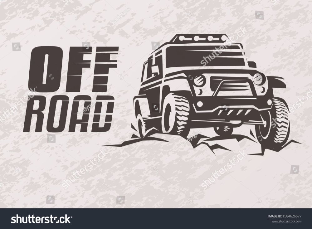 УАЗ бездорожье рисунок