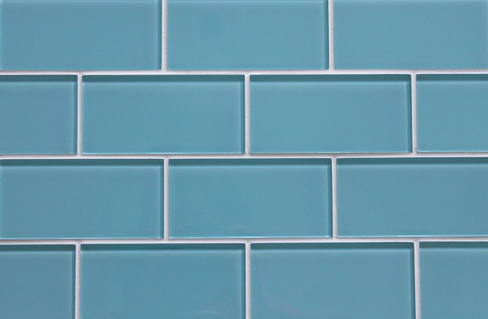 Плитка кабанчик голубая