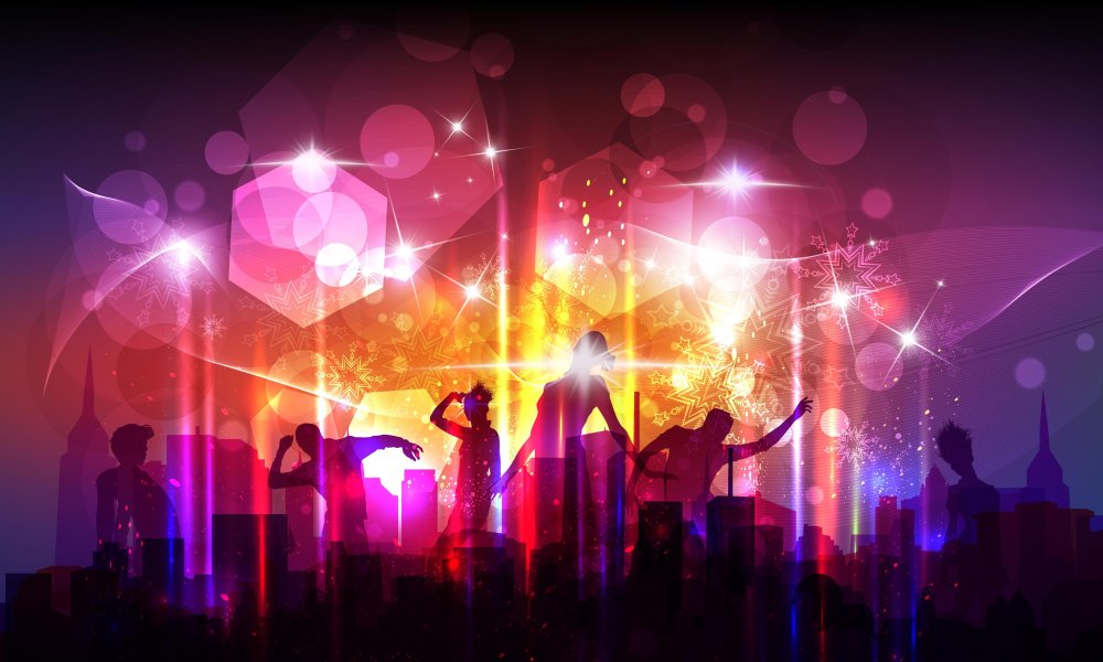 Танцующая молодежь