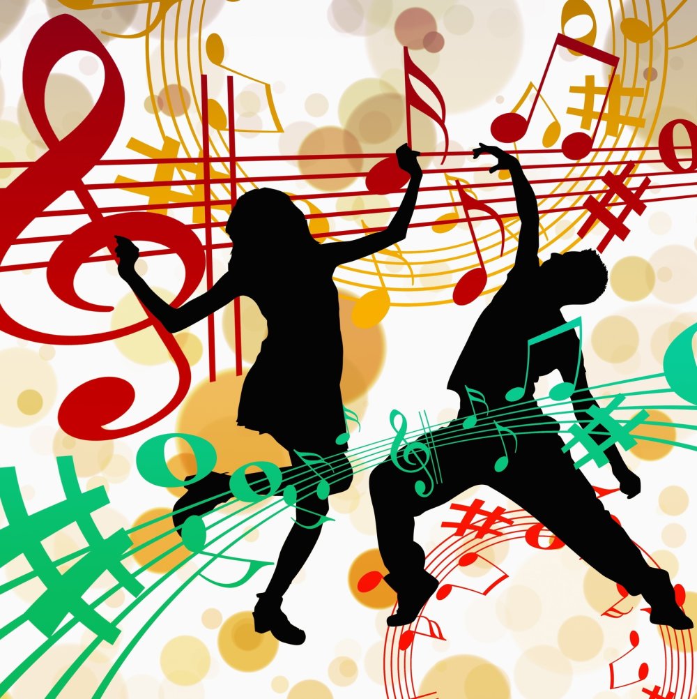 Фон для танцевального коллектива