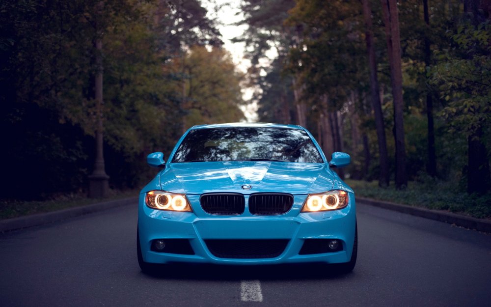 BMW e46 черная