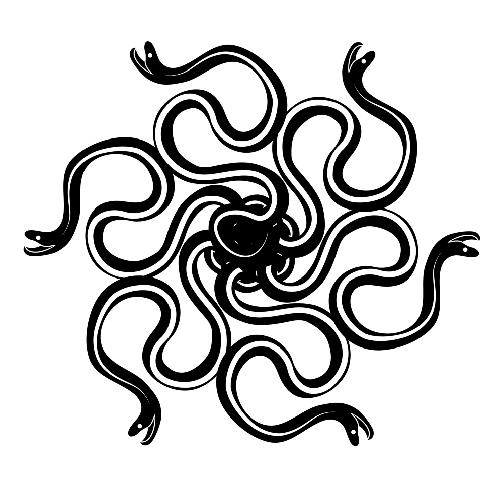 Розовый питон змея