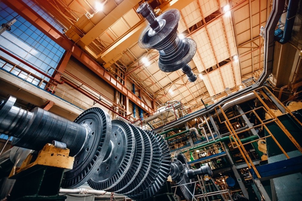 Ротор турбины электростанции