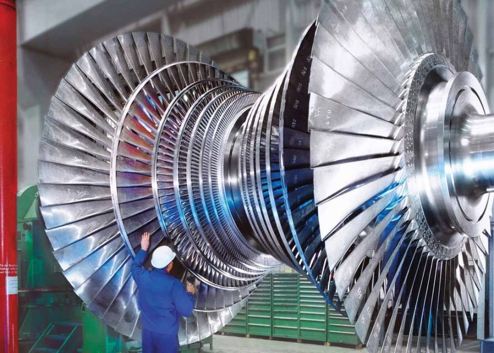 Ротор турбины ТЭС