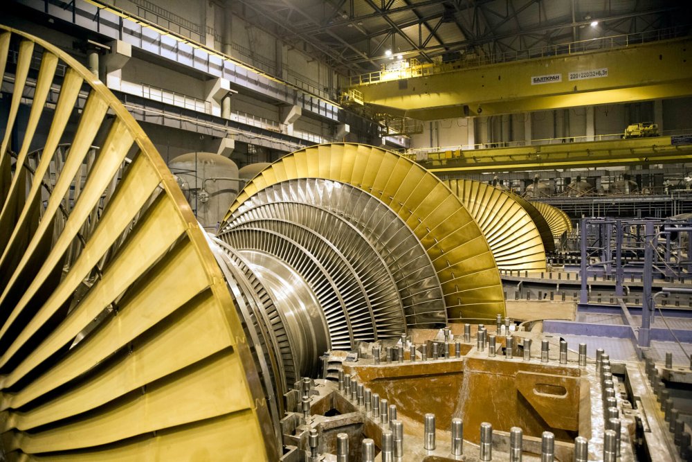 Ротор турбины ТЭЦ