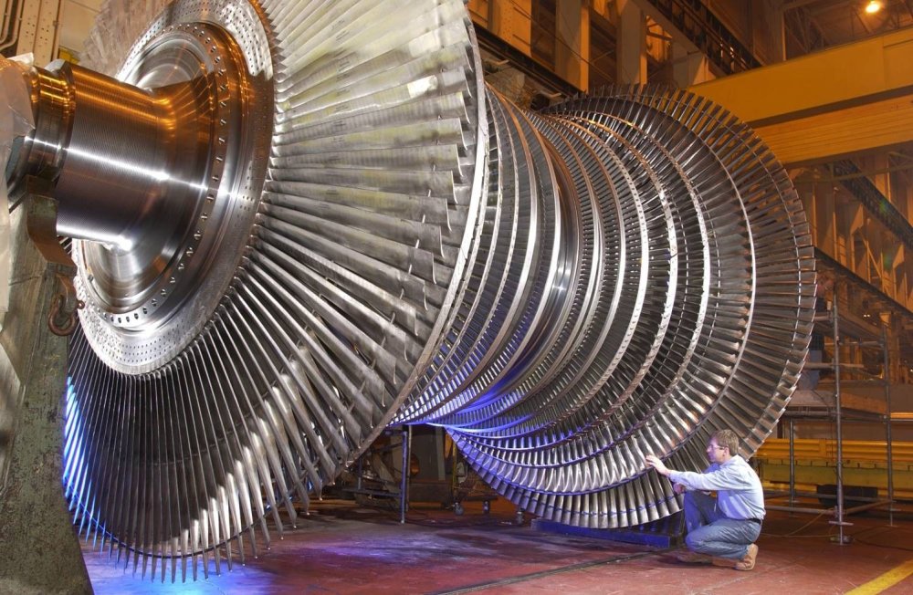 Ротор паровой турбины