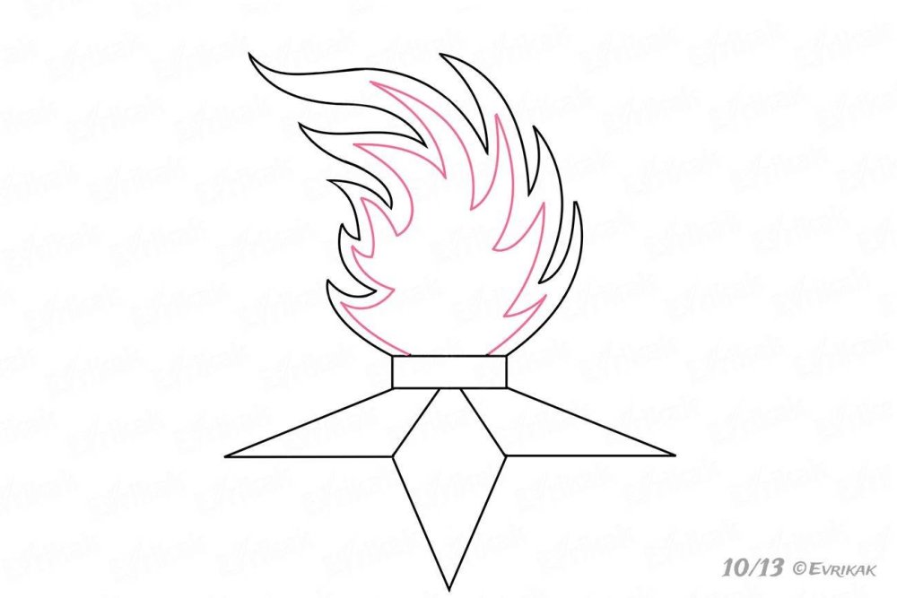 Вечный огонь вектор