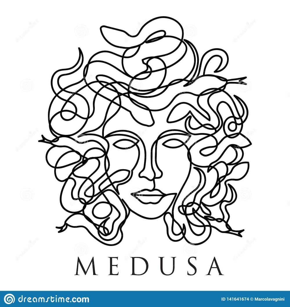 Медуза Горгона вектор