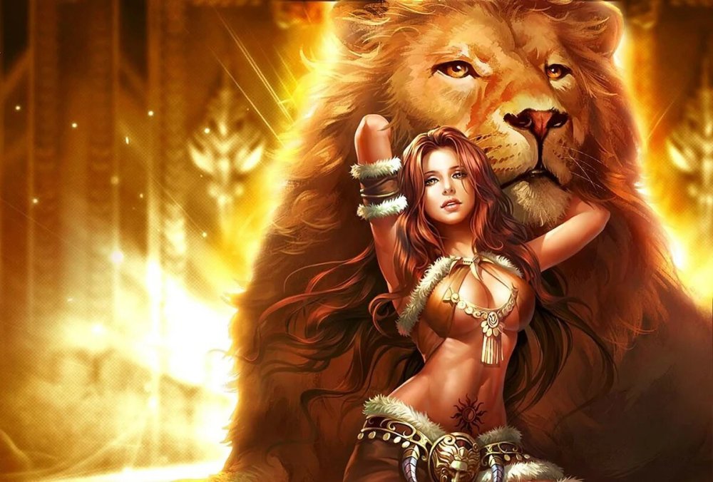 Огненная львица