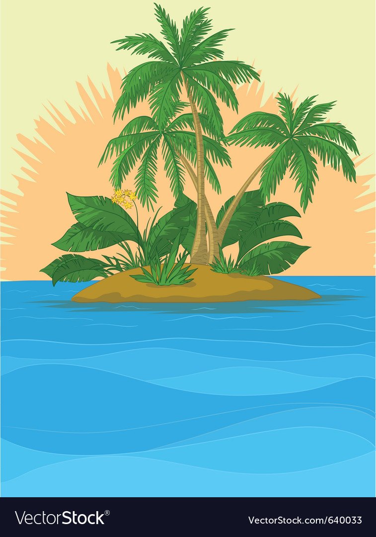 Пальмы кораблик