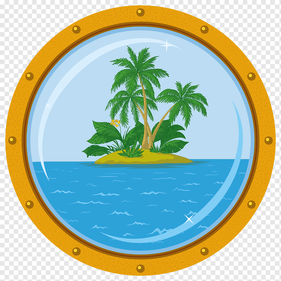 Островок с пальмой