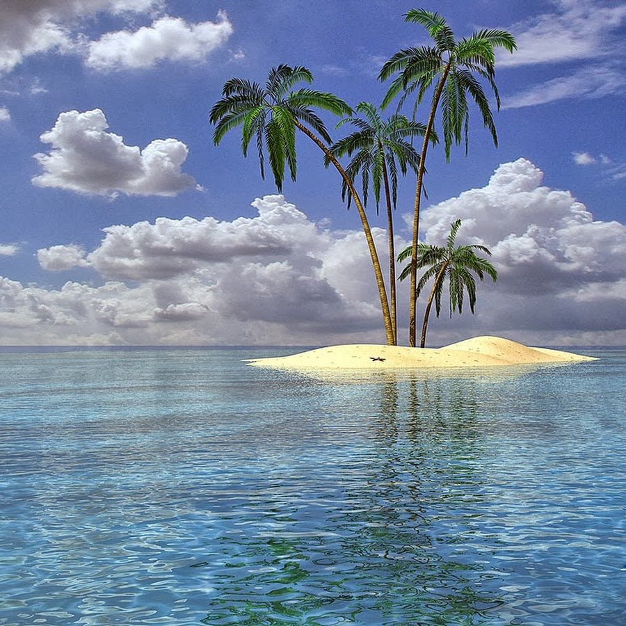 Остров мультяшный