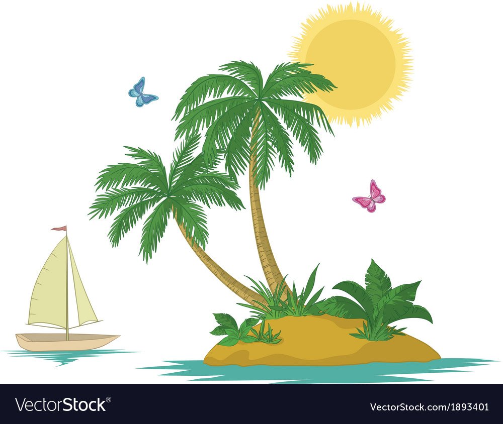 Остров пальмы логотип