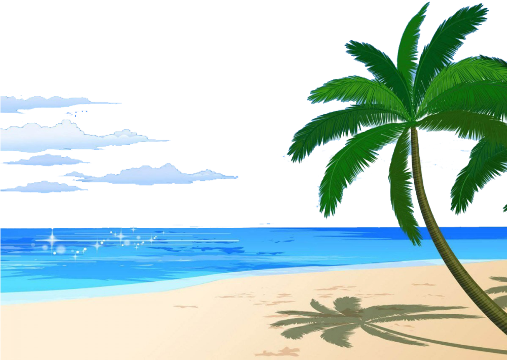 Островок с пальмой