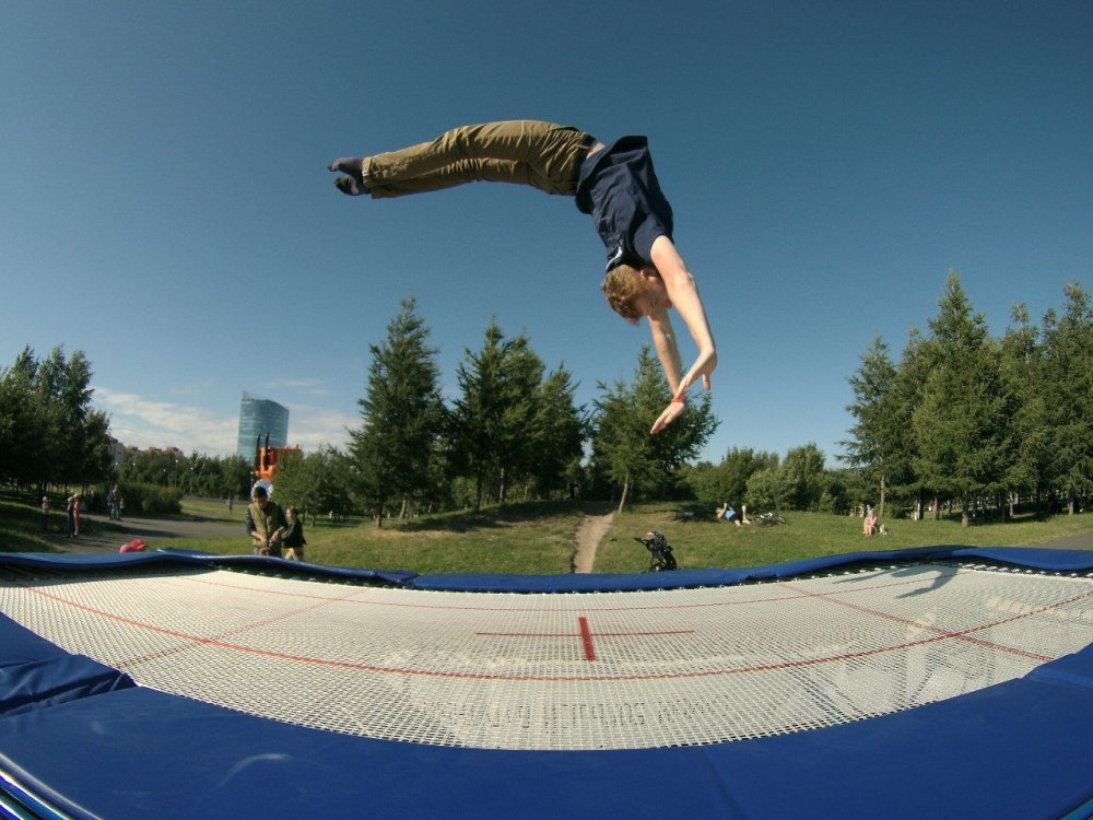 Александра Солдатова прыжок