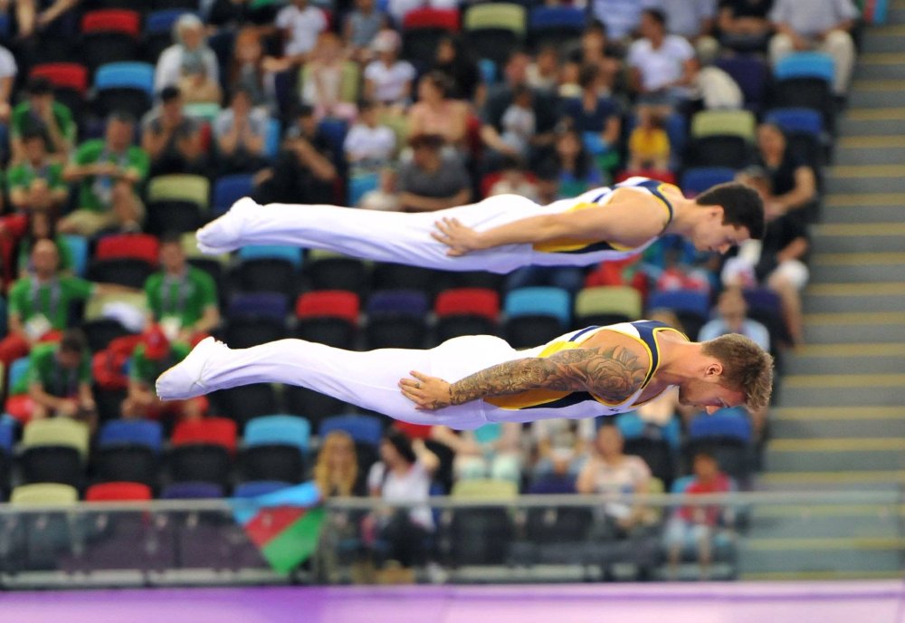 Спортивная акробатика силуэт