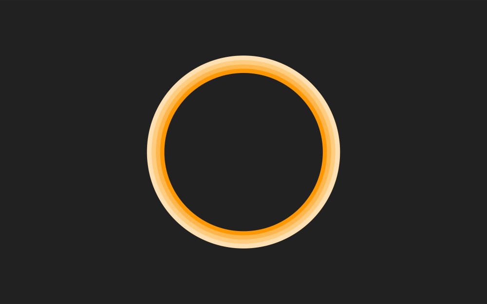 В круге белом