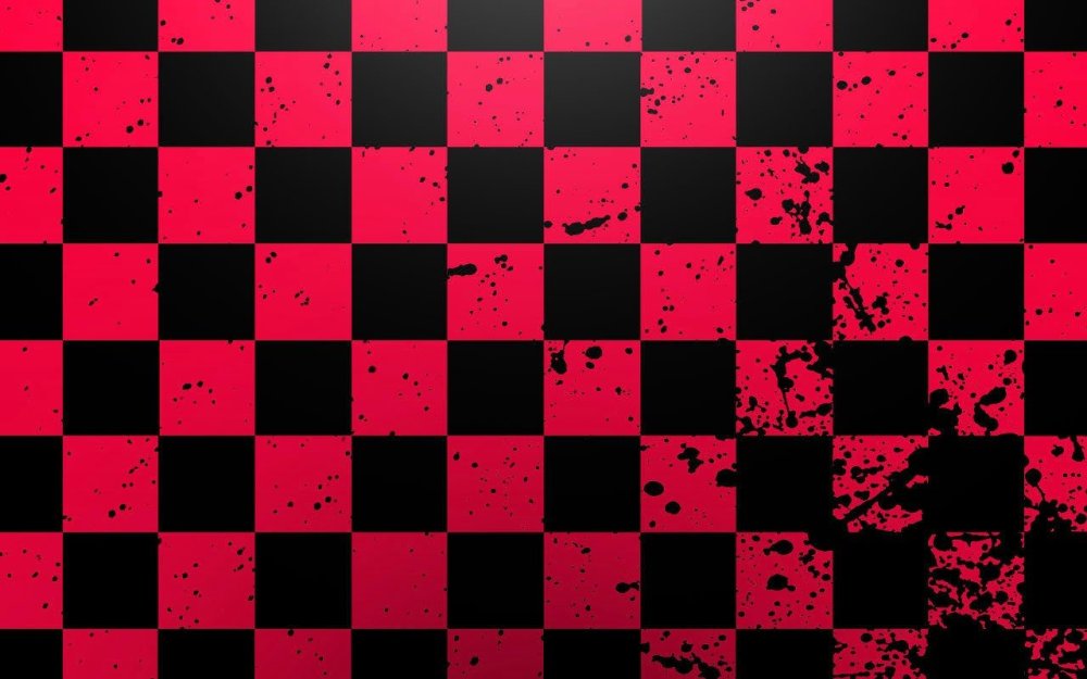 Красно черная клетка