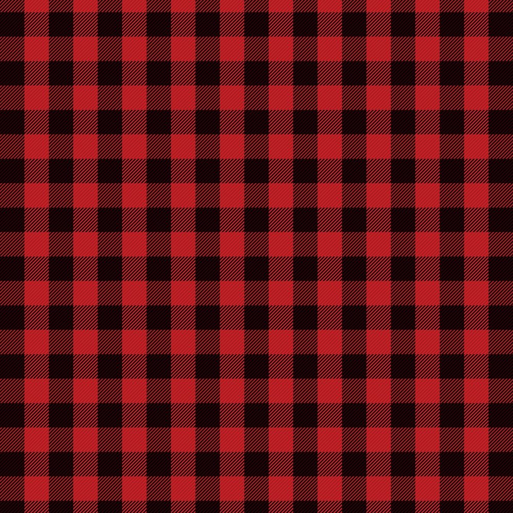 Принт красная клетка