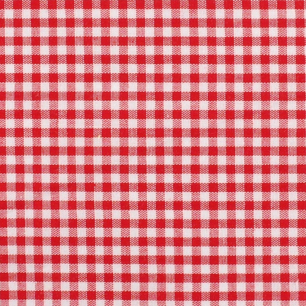 Красная клетчатая ткань