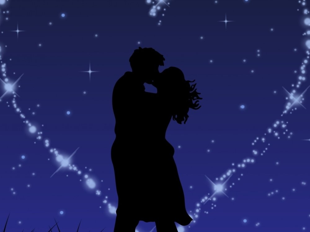 Влюбленные под луной