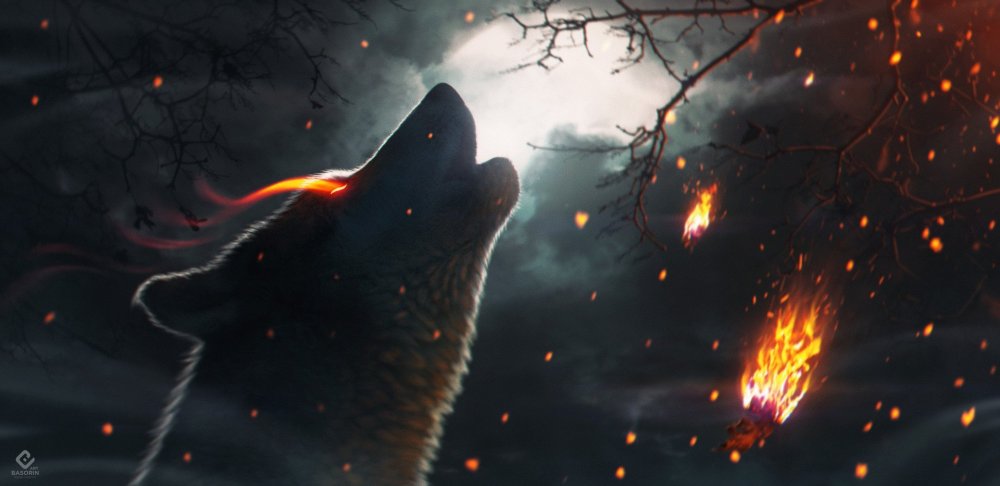 Неоновая лиса