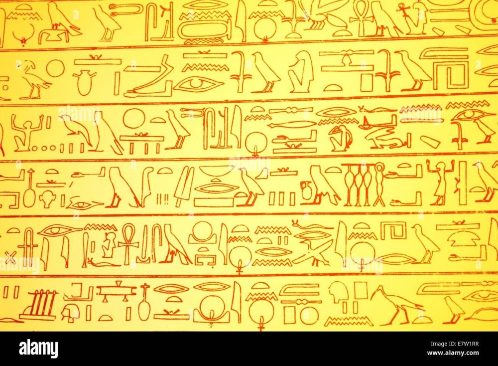Египетские иероглифы фон