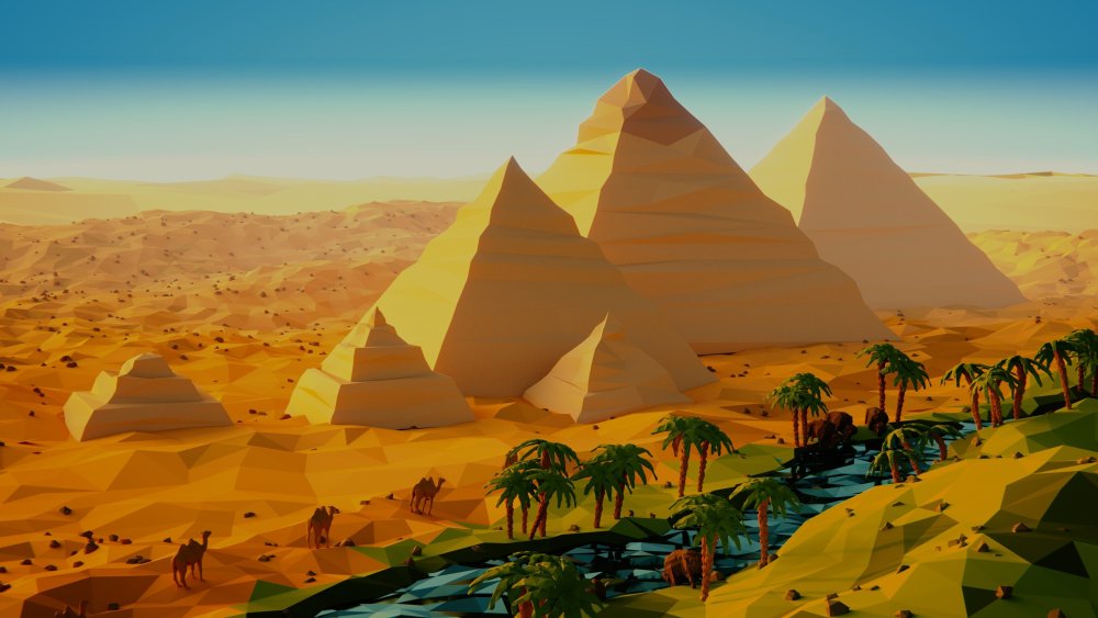 Нил пирамиды Оазис