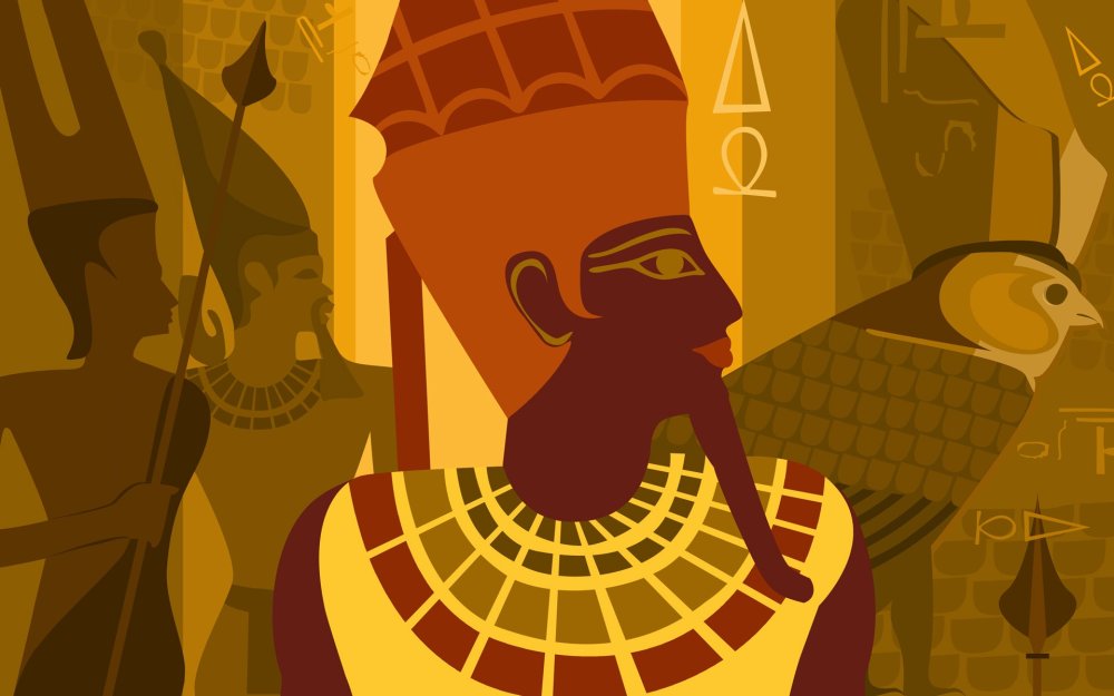 Обои в египетском стиле