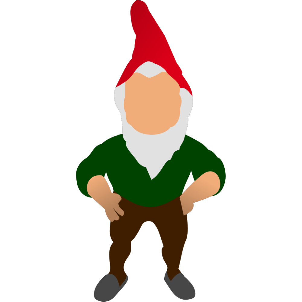 Гномик для детей без фона
