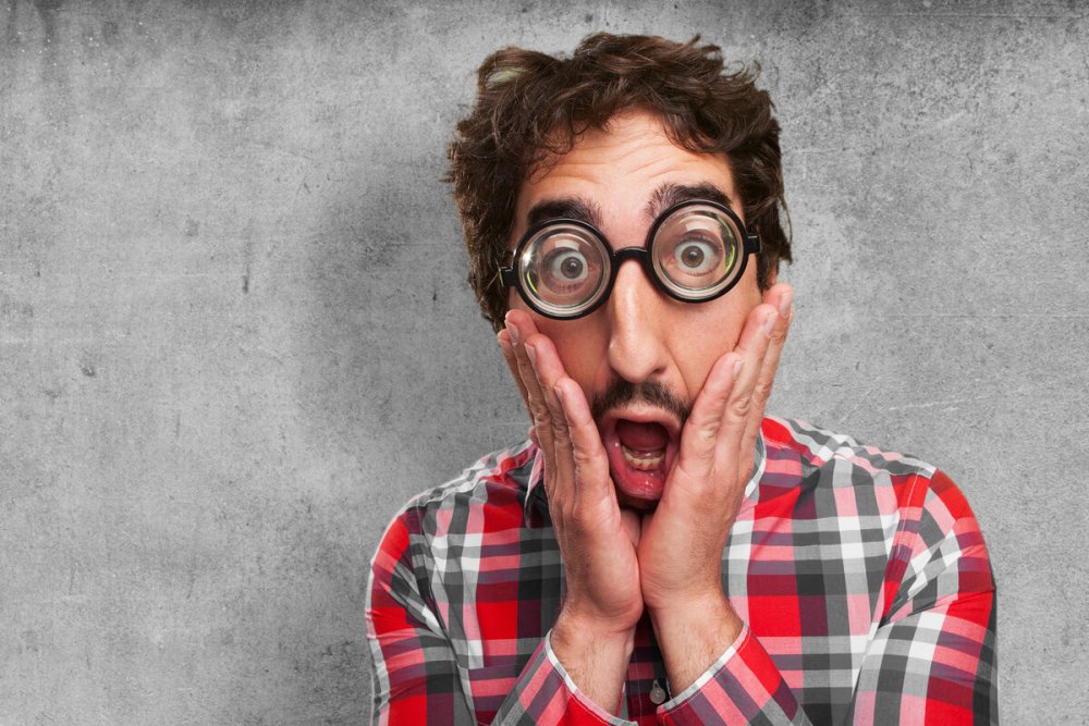 Парень в шоке