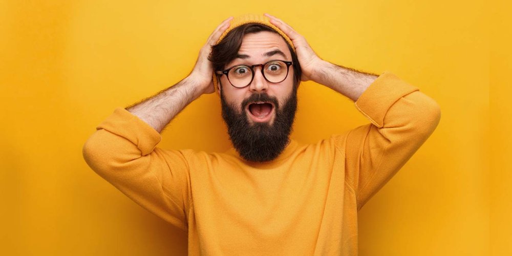 Мимика удивление мужчина