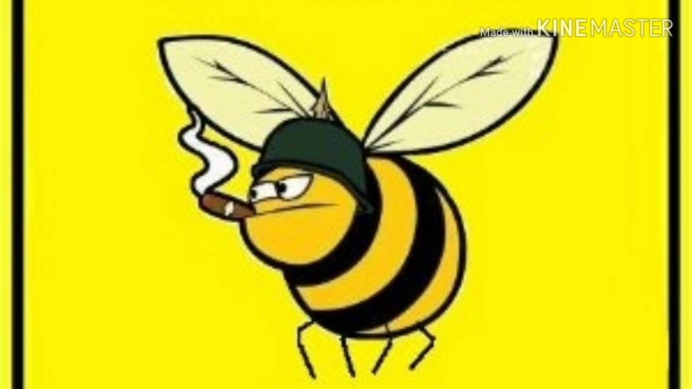 Обкуренная пчела