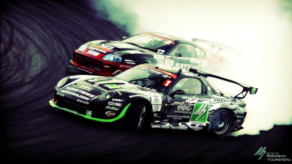 Тойота Супра дрифт Япония