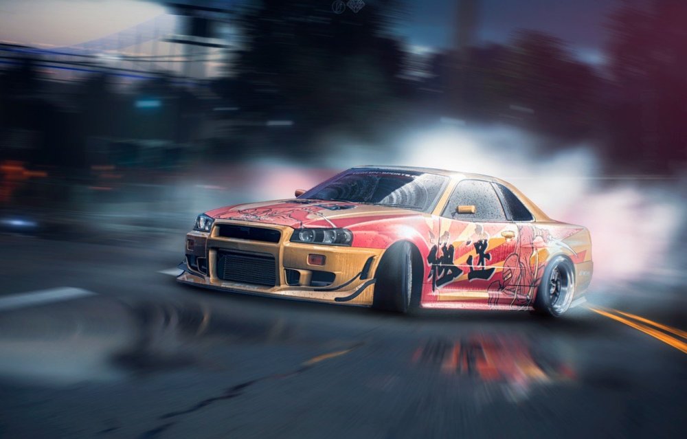 Nissan Skyline GTR r34 Drift