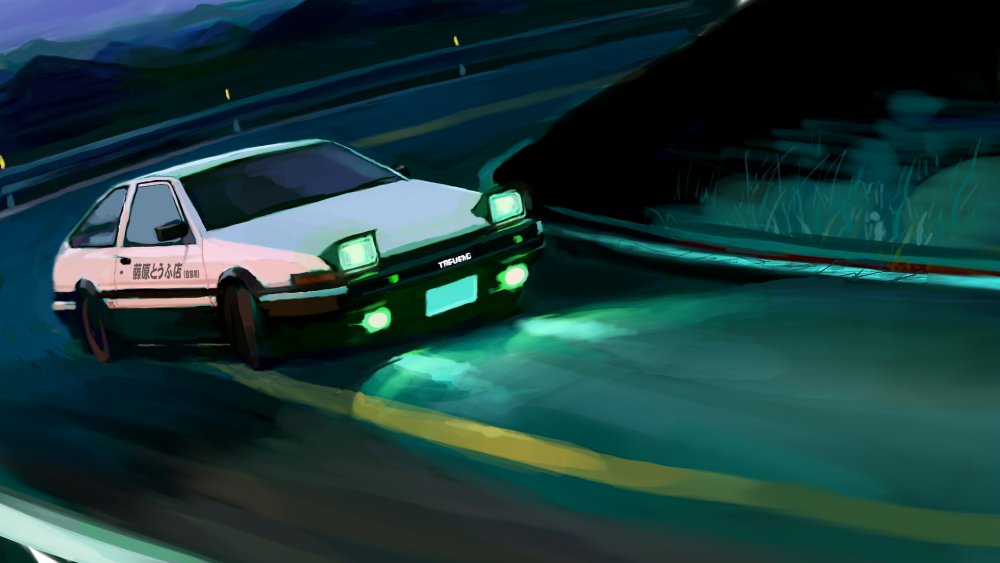 Toyota Sprinter Trueno ae86 Такуми