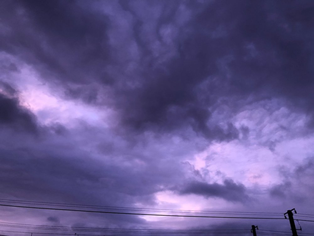 Фиолетовое небо