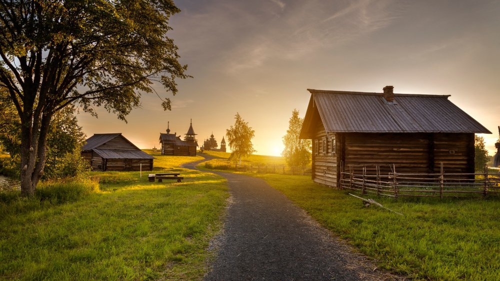 Пейзаж деревни