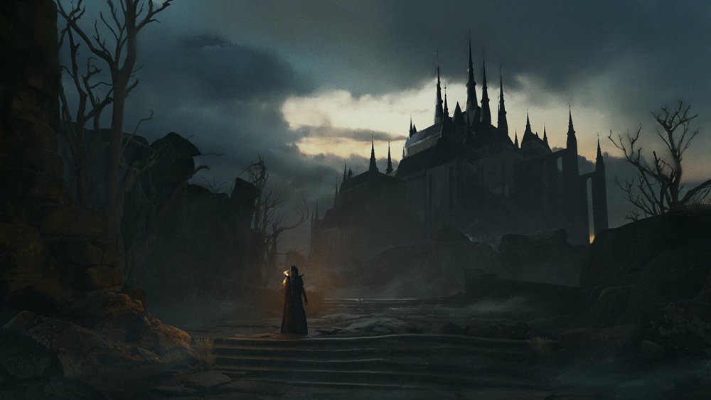 Город в тумане