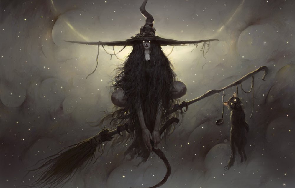 Ведьма арт темное фэнтези