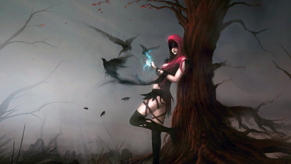 Морриган Dragon age Wallpaper