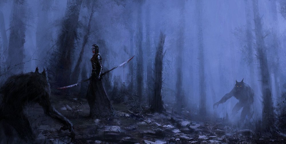 Якуб Розальски фэнтези лес