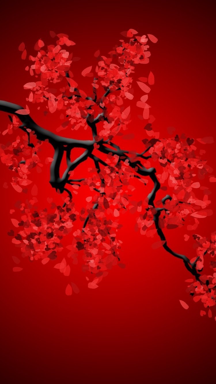 Черно красные обои