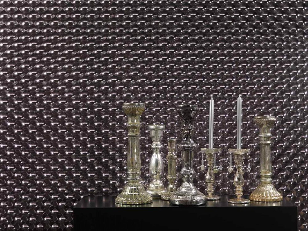 Обои с зеркальным эффектом для стен