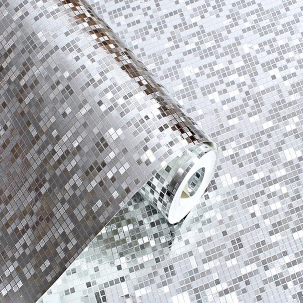 Плёнка самоклеющаяся серебристая